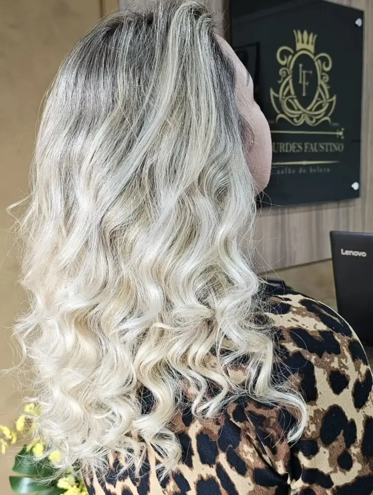 Transformação de cabelo de cliente